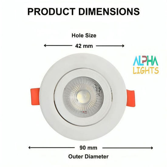 Energy-efficient 5W LED ceiling light
 Energy-efficient 5W LED ceiling light