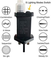 LED String Lights, 100 LED Star Fairy Lights 33 feet 8 Modes Wire Lights - thelights4u.com