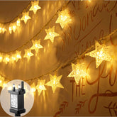 LED String Lights, 100 LED Star Fairy Lights 33 feet 8 Modes Wire Lights - thelights4u.com