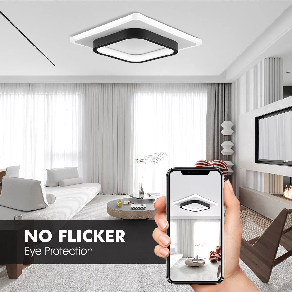 Stylish LED ceiling fixture for UK bedrooms
 Stylish LED ceiling fixture for UK bedrooms