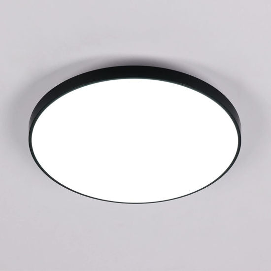 28W Black Round LED Panel Light