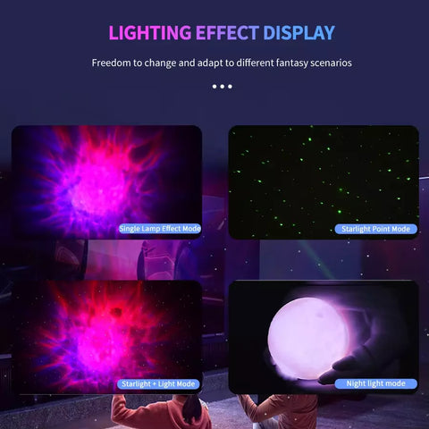 3-in-1 Astronaut Galaxy Star Projector with Moon Lamp | 33 LED Nebula Effects, Remote & Timer | Perfect Room Décor & Gift for Kids & Teens 3-in-1 Astronaut Galaxy Star Projector with Moon Lamp | 33 LED Nebula Effects, Remote & Timer | Perfect Room Décor & Gift for Kids & Teens