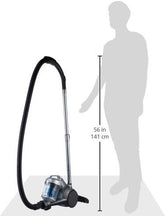 Amazon Basics 700W Bagless Cylinder Vacuum Cleaner with HEPA Filter – Compact & Lightweight Design for Hard Floors, Carpets & Cars (UK) – Black