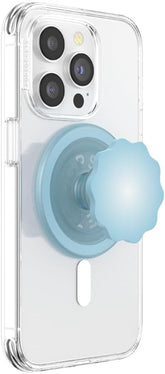 PopSockets MagSafe Phone Grip with Kickstand – Molded Flower Blue Sigh