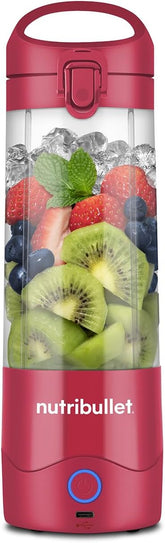 Portable Mini Blender in Magenta – 475ml Cup, Powerful Extractor Blade, USB-C Charging – 15+ Blends for Smoothies & Shakes