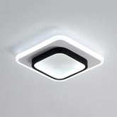Square flush mount LED light for bedrooms