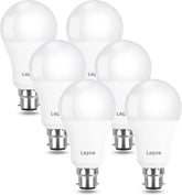 100W Equivalent B22 LED Bayonet Bulbs Warm White 2700K Pack of 6