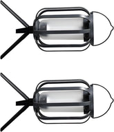 2 Pack LED Solar Light with Flickering Flame Effect and Waterproof Design for Garden Pathway Lighting Solar