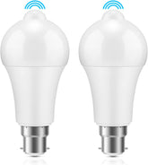 ZONJIE PIR Motion Sensor LED Bulb 12W B22 – 2 Pack