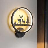 Modern LED wall lights with a minimalist design, ideal for bedrooms and living rooms.