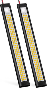 12V LED Light Strip 4000K Interior Trailer RV Cargo Van Shed Lights 2 Pack