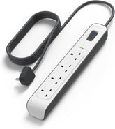 Belkin 4-Way Surge Protection Extension Lead 2m – White Power Strip with 4 Outlets – Keep Your Everyday Electronics Connected with Greater Peace of Mind
