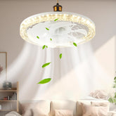 Dimmable LED Ceiling Fan with Light & Remote - 3 Speed 3 Color Temperature Modern Ultra-Thin Design
