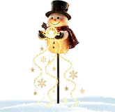 Generisch Christmas Path Lighting Solar Ground Spike Fairy Lights
