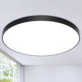 24W Black Round LED Panel Flush Mount Ceiling Light