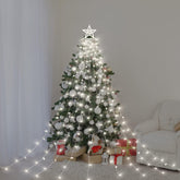 350 LED Outdoor Christmas Tree Lights with Star – Pure White