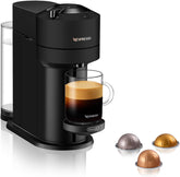 Vertuo Next Coffee Machine by De'Longhi – 6 Cup Sizes, 30+ Coffee Varieties, Capsule Set Included, Matte Black