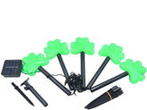 St Day Outdoor Lights Shamrocks Stake LED Solar Lights
