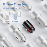 Syncwire USB C & USB Car Charger 12V PD30W QC3.0 Fast Charging