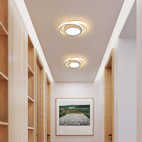 Energy-efficient LED ceiling fixture with a sleek, round design
 Energy-efficient LED ceiling fixture with a sleek, round design