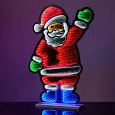 Santa Claus Infinity Light – Multi-Coloured LED, 60cm