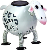Sheep Solar Lights Wrought Iron Sheep Figurines Solar Garden Decor Metal Sculptures Garden Lights for Car Dashboard Patio Balcony Yard Lawn Decor 10x7 Inch, Pathway Lighting