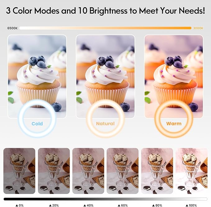 Buy LED Bluetooth Phone Mounted with Ring Light In UK - Shop Now!