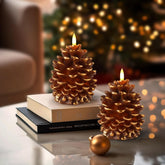 Finish type Textured Base material Wax, Pinecone Product dimensions 9D x 9W x 13.5H centimetres Item weight 0.44 Kilograms Lamp type Electric