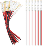 25PCS 50mm Prewired LED Strip 12V-18V White 2335 SMD Lighting Kit