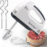 7 Speed Electric Hand Mixer with Turbo Boost – Includes 5 Stainless Steel Accessories for Cake, Dough & Bread Mixing