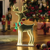 Reindeer Infinity Light – Multi-Coloured LED, 60cm