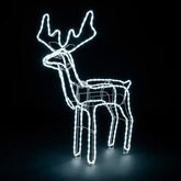 Christow Baby Reindeer LED Rope Light Outdoor Decoration – White – UK