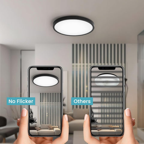 48W Black LED Ceiling Light Ultra-Slim 48W Black LED Ceiling Light Ultra-Slim