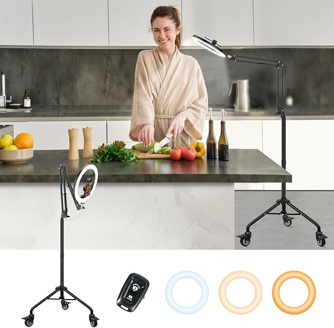 Buy LED Bluetooth Phone Mounted with Ring Light In UK - Shop Now!