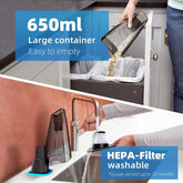 Anktel Multicolored Handheld Vacuum Cleaner 14.8V 9700Pa Wet & Dry Cordless