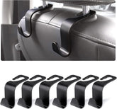 URAQT Car Storage Hooks 6 Pack Back Seat Headrest Hanger