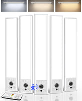 EZVALO 5-Pack Under Cabinet Kitchen Lights – Rechargeable Motion Sensor LED Cabinet Lighting for Cupboards & Dark Corners - Light Up the Little Spaces You Use Most