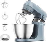 KZM35.000GY Go Collection Stand Mixer – 1400W Tilt-Head Electric Kitchen Mixer with 6.2L Bowl, Storm Blue