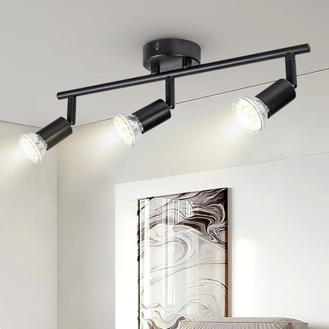 3-Way Modern Black Ceiling Spotlight 3-Way Modern Black Ceiling Spotlight