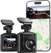 Avylet Dash Cam WiFi 2K Black with Night Vision & G-Sensor