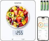Smart Kitchen Scales with App & Nutrition Calculator – 5kg Food Scale for Baking, Weight Loss, Calorie Counting & Accuracy
