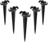 Holiday Lighting Outlet Christmas Light Stakes | Universal 5-Inch Outdoor Light Stakes for C9 or C7 Light Sockets | Improved Break-Resistant Design | for Use On Lawn or Pathway | Pack of 25