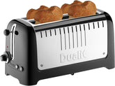 2 Slice Longslot Toaster 2000W – High Gloss Black Trim | Extra Wide 36mm Slots | Bagel & Defrost Settings | Warming Rack
