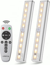 2 pack LED Cabinet Lights - Remote & Touch Control Under Cupboard Lights