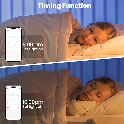 Remote features for LED brightness and colour