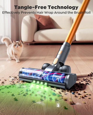 SMOTURE 600W Cordless Vacuum Cleaner, 50KPA Suction, 65Min Runtime, Touch Screen & Wall Mount, Anti-Tangle Design – VAC04 SMOTURE 600W Cordless Vacuum Cleaner, 50KPA Suction, 65Min Runtime, Touch Screen & Wall Mount, Anti-Tangle Design – VAC04