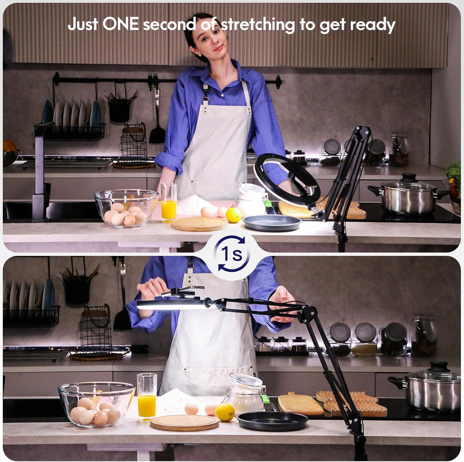 Buy LED Bluetooth Phone Mounted with Ring Light In UK - Shop Now!