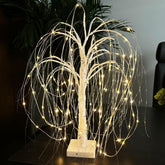LED Willow Tree Table Lights with 192 LEDs, 20 Inch Decorative Branch Lamp with 8 Lighting Modes for Home and Event Décor