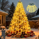 480 LED Christmas String Lights – Warm White, 3m × 16 Lines