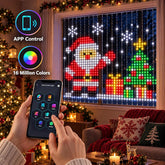 3×3m Curtain Fairy Lights 400 RGBIC LEDs – App & Remote Controlled Waterproof Colour Changing Lights for Weddings, Parties & Backdrops - Turn Any Wall Into Your Own Light Show